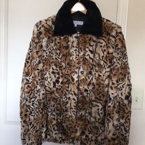 Pamela McCoy Faux Fur Winter Coat